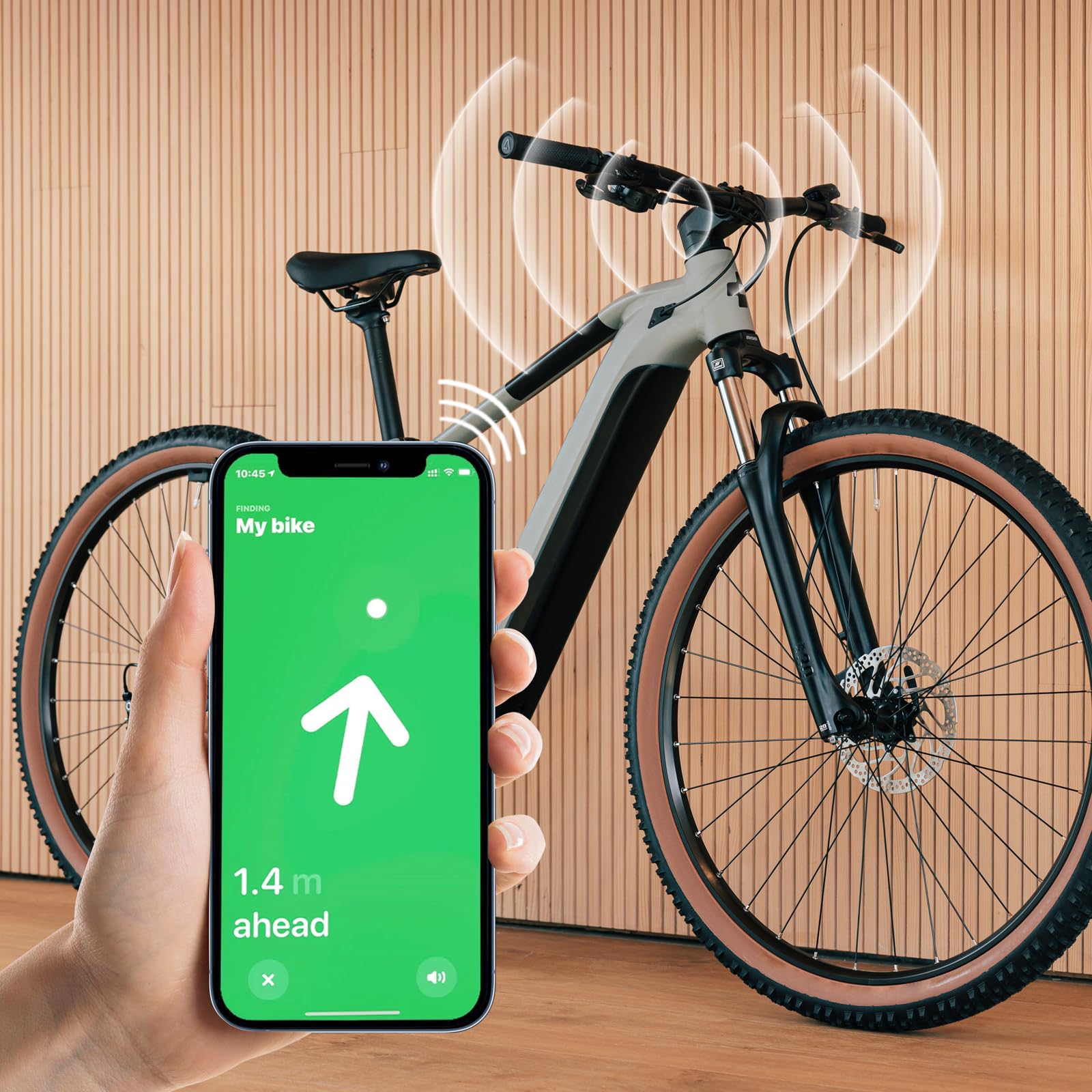 GRQUSTO AirTag için Bisiklet Montajı - Su Geçirmez Gizli Bisiklet Gövde Kapağı Montajı, Hırsızlığa Karşı Bisiklet GPS Takip Cihazı Aksesuarı Dağ ve Yol Bisikletleri için AirTag Tutucu Koruyucu