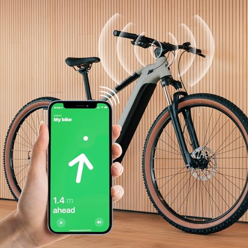 GRQUSTO AirTag için Bisiklet Montajı - Su Geçirmez Gizli Bisiklet Gövde Kapağı Montajı, Hırsızlığa Karşı Bisiklet GPS Takip Cihazı Aksesuarı Dağ ve Yol Bisikletleri için AirTag Tutucu Koruyucu