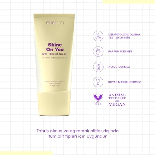 She Vec Shine On You Bariyer Koruyucu Kalkan Yaşlanma Karşıtı & Konforlu Cilt Bakım Kremi