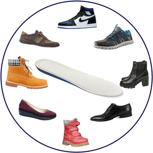 Memory Foam Ortopedik Ayakkabı Tabanlık, Visco Konfor Rahat Spor Ayakkabı Tabanı, Erkek, Kadın (Gri, 38)