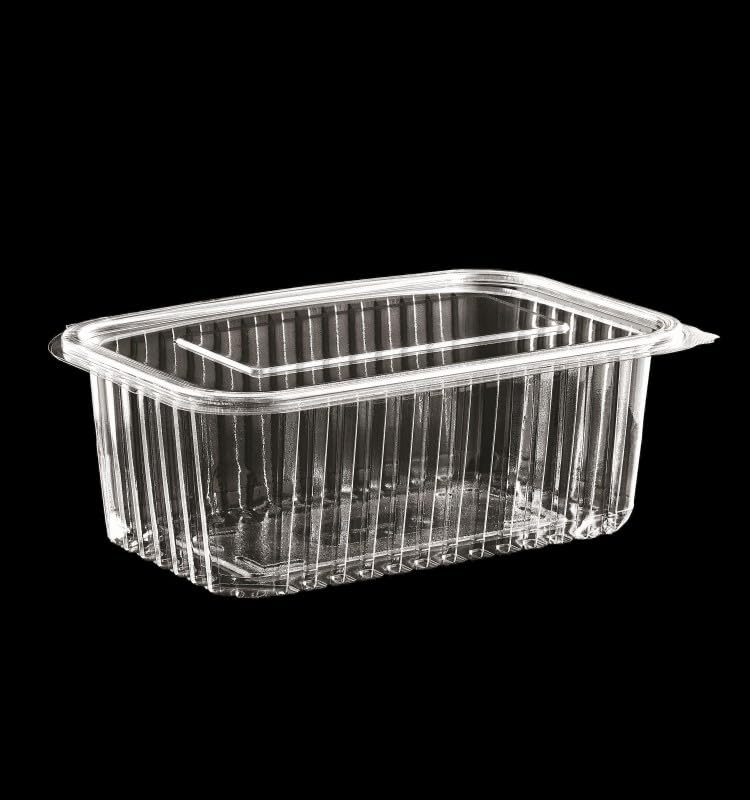 Kalbi Ticaret Plastik Saklama Kabı 1000 gr 25 Adet Plastik Kapaklı Kase Sızdırmaz Kap Şeffaf Kullan At Kase