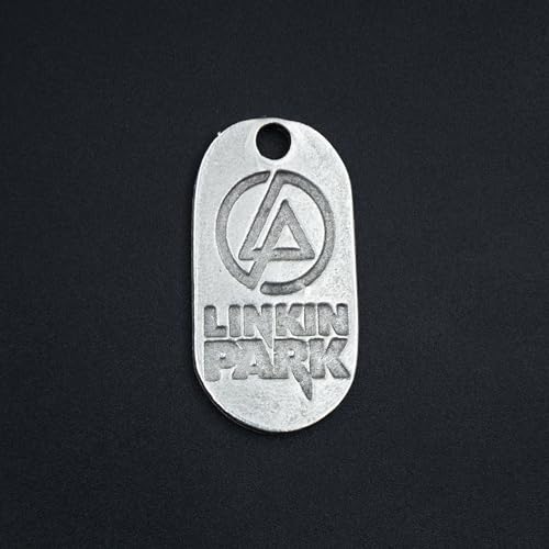 Bu Farklı Linkin Park Örme Zincir Kolye - Gümüş Kaplama - Erkek Kadın Kolye - No:1540