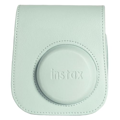 Instax mini 12 Fotoğraf Makinesi-10'lu Film-Mini Albüm ve Deri Kılıf Seti (Yeşil)