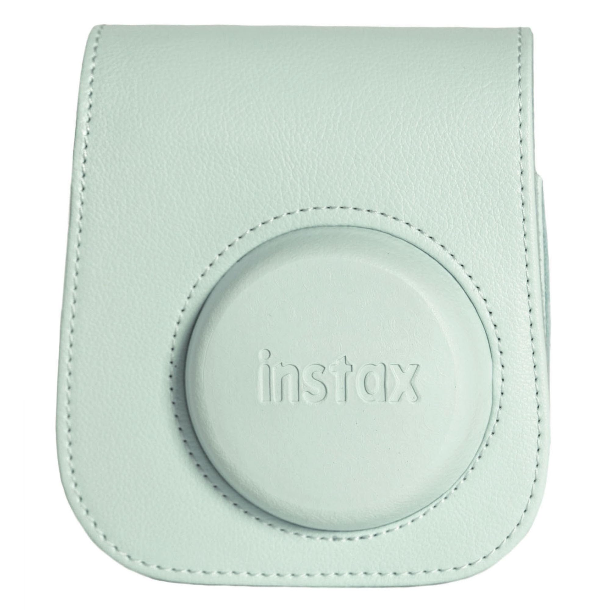 Instax mini 12 Fotoğraf Makinesi-10'lu Film-Mini Albüm ve Deri Kılıf Seti (Yeşil)