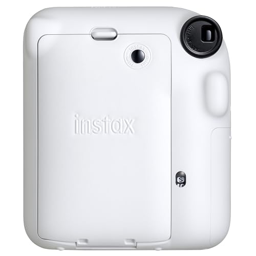 Instax mini 12 Fotoğraf Makinesi-10'lu Film-Mini Albüm ve Deri Kılıf Seti (Beyaz)