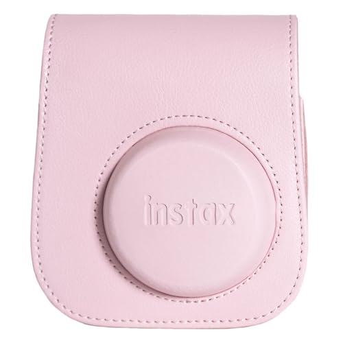 Instax mini 12 Fotoğraf Makinesi-10'lu Film-Mini Albüm ve Deri Kılıf Seti (Pembe)