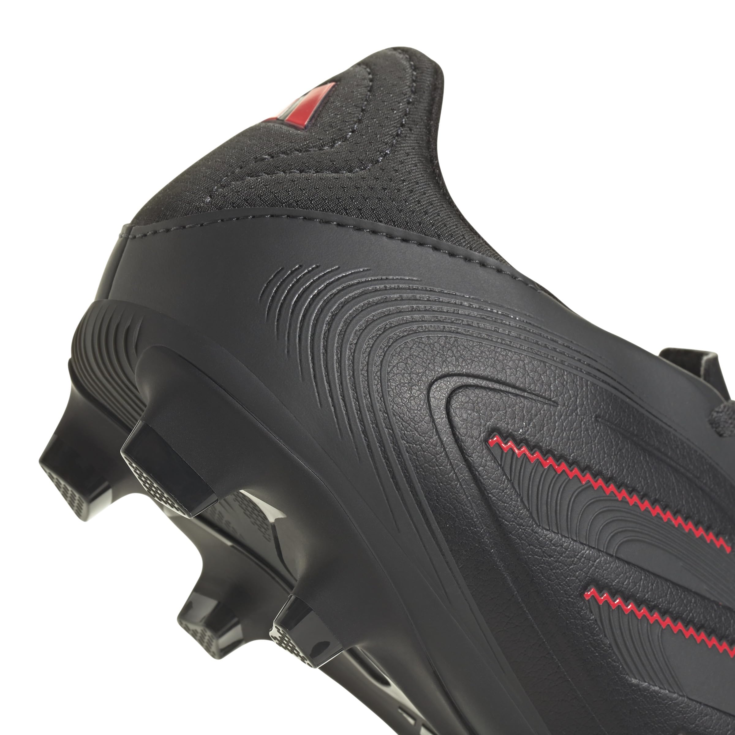 adidas Unisex Yetişkin COPA PURE III CLUB FG/MG Futbol Ayakkabısı (Sert Zemin) CBLACK/CARBON/LUCRED 42