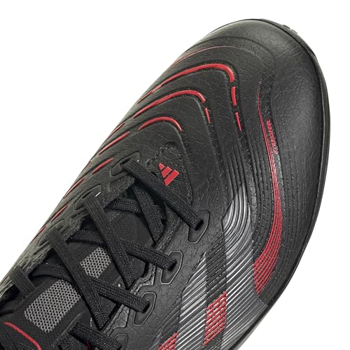 adidas Unisex Yetişkin PREDATOR LEAGUE TF Futbol Ayakkabısı (Halı Saha) CBLACK/GREFOU/LUCRED 38 2/3