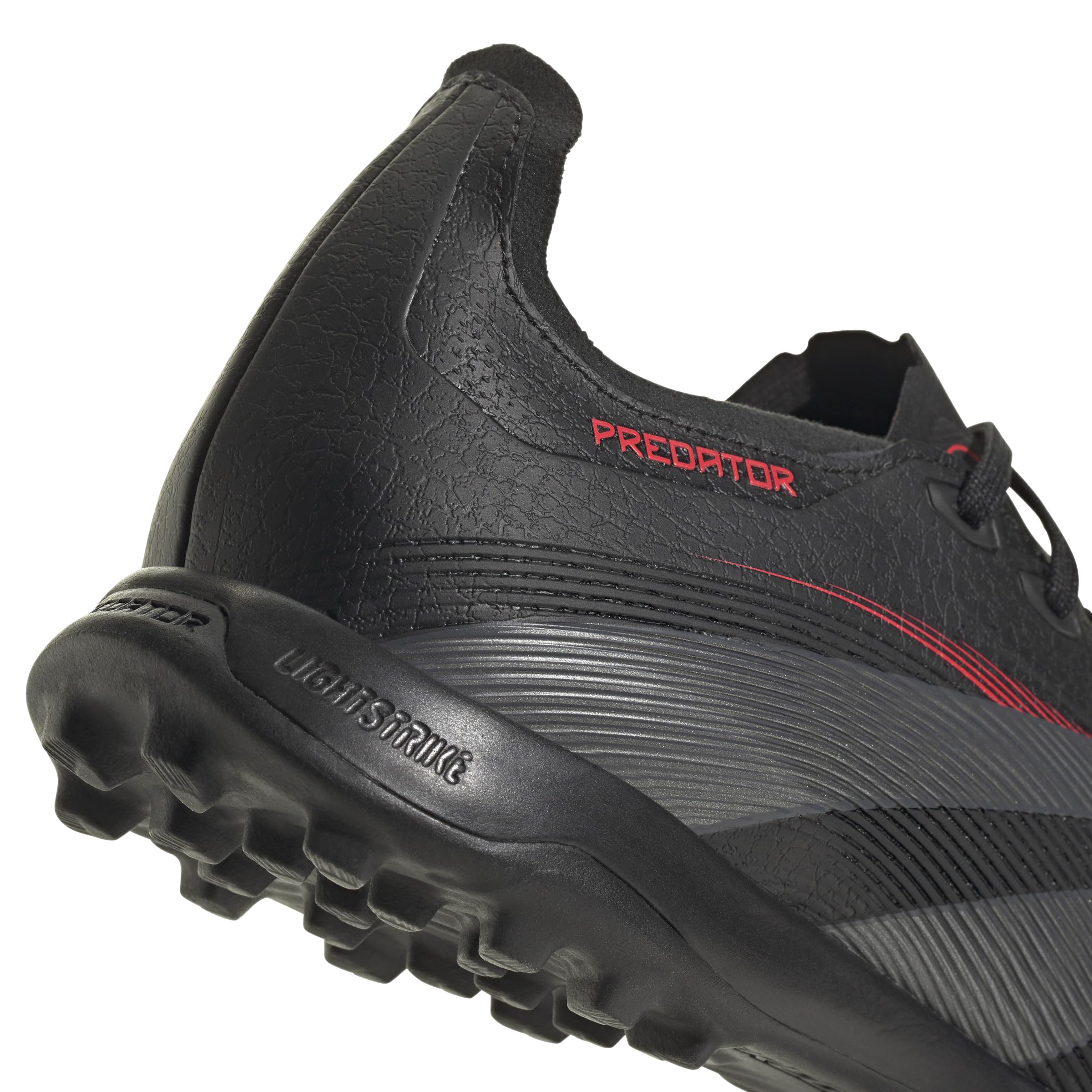 adidas Unisex Yetişkin PREDATOR LEAGUE TF Futbol Ayakkabısı (Halı Saha) CBLACK/GREFOU/LUCRED 38 2/3