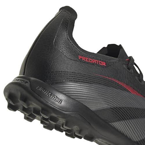 adidas Unisex Yetişkin PREDATOR LEAGUE TF Futbol Ayakkabısı (Halı Saha) CBLACK/GREFOU/LUCRED 38 2/3