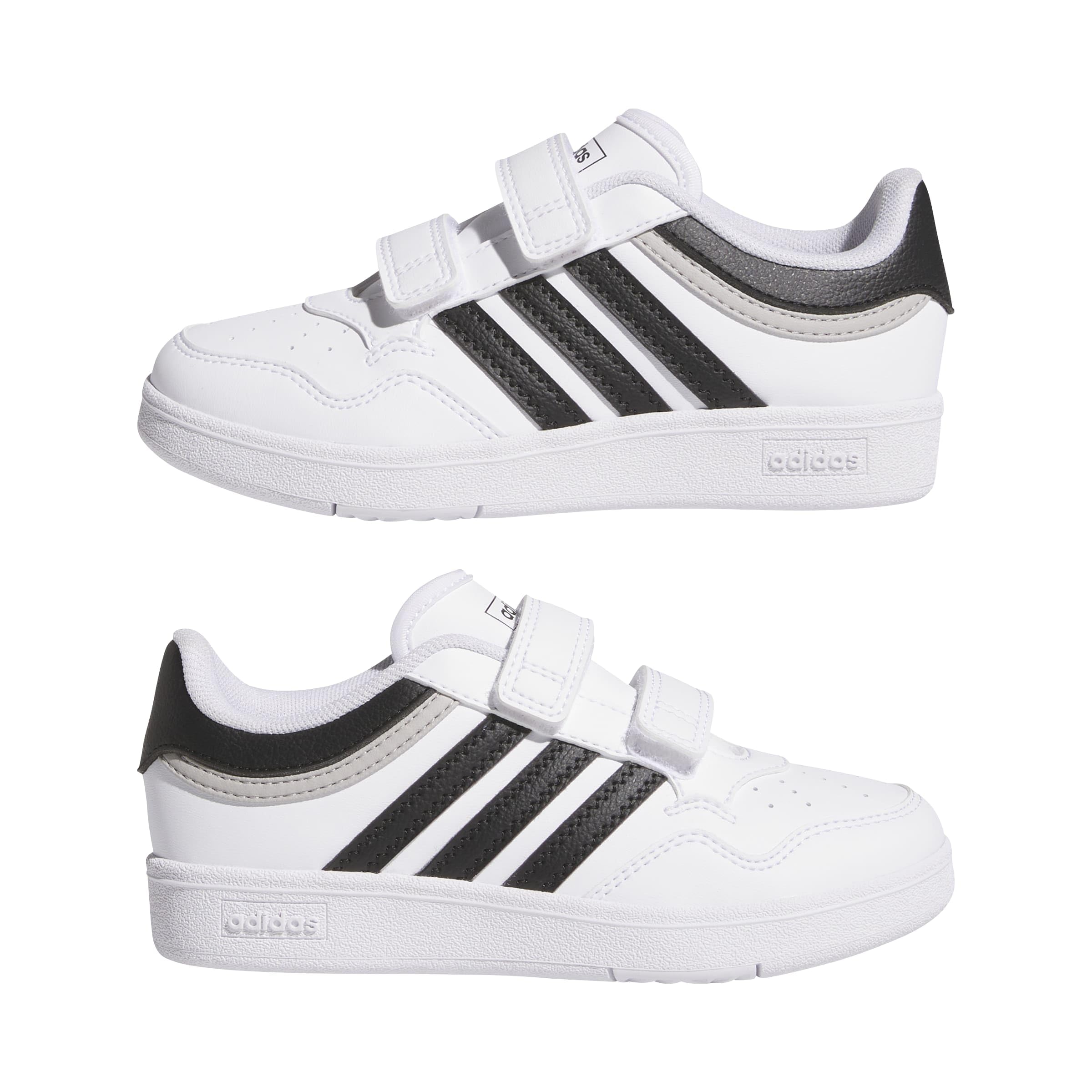 adidas HOOPS 4.0 CF C Unisex Ayakkabı Düşük Bilek (Futbol Dışı), Beyaz, 33 1/2