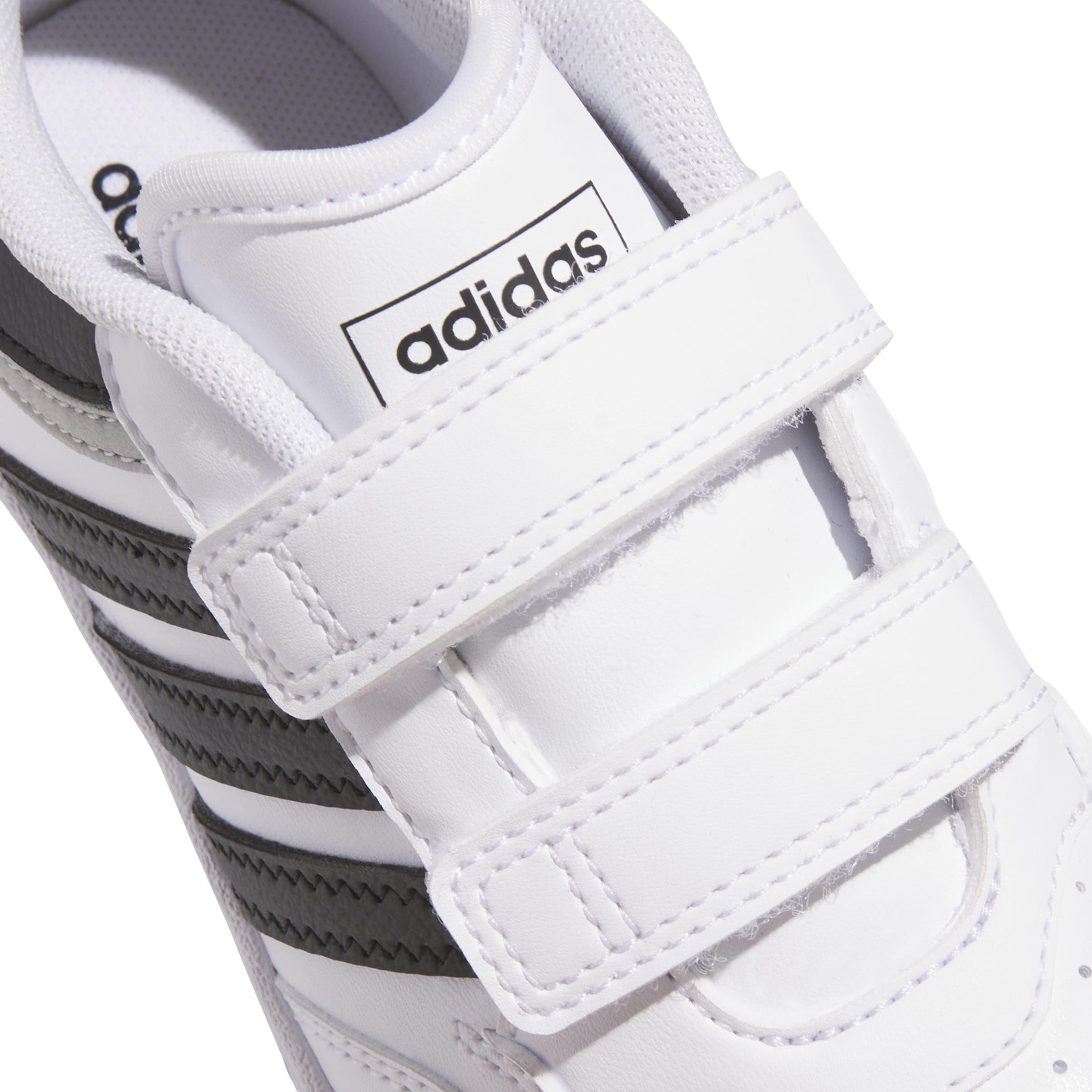 adidas HOOPS 4.0 CF C Unisex Ayakkabı Düşük Bilek (Futbol Dışı), Beyaz, 33 1/2