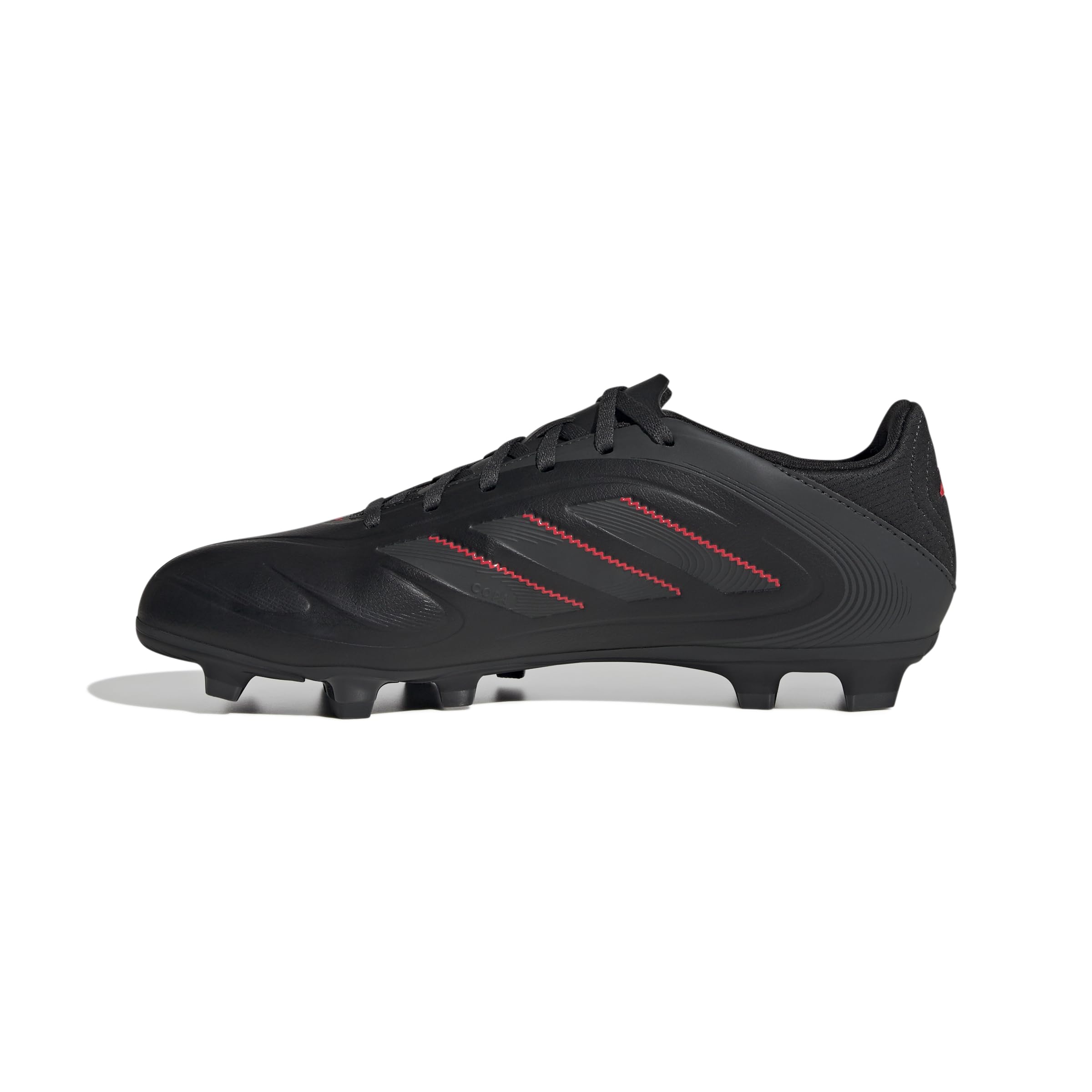 adidas Unisex Yetişkin COPA PURE III CLUB FG/MG Futbol Ayakkabısı (Sert Zemin) CBLACK/CARBON/LUCRED 38 2/3