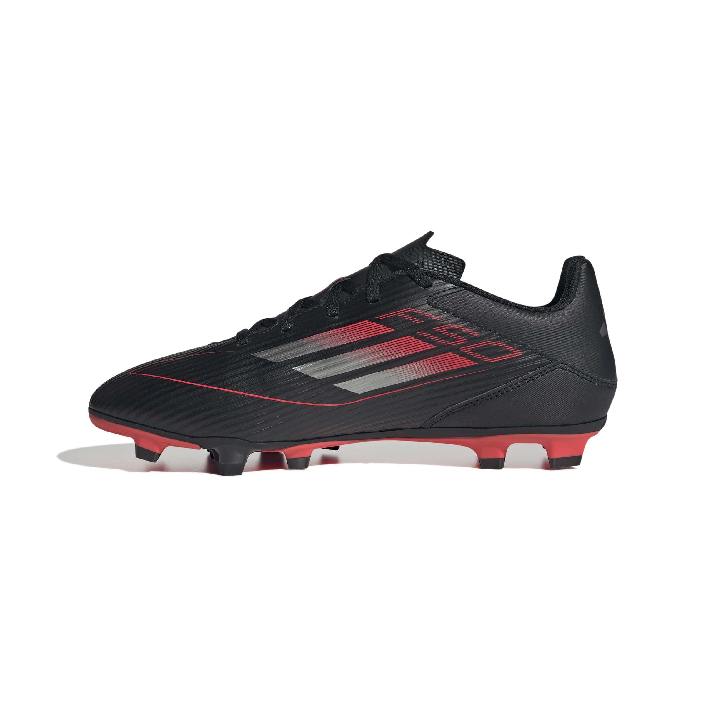adidas Unisex Yetişkin F50 CLUB FG/MG Futbol Ayakkabısı (Sert Zemin) CBLACK/IRONMT/LUCRED 22 2/3