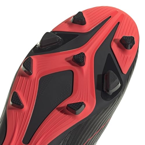 adidas Unisex Yetişkin F50 CLUB FG/MG Futbol Ayakkabısı (Sert Zemin) CBLACK/IRONMT/LUCRED 22 2/3
