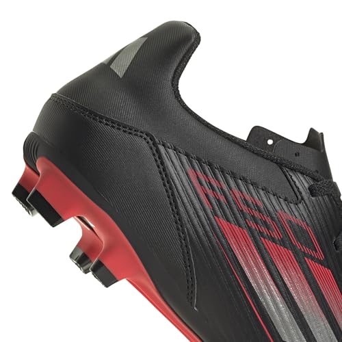 adidas Unisex Yetişkin F50 CLUB FG/MG Futbol Ayakkabısı (Sert Zemin) CBLACK/IRONMT/LUCRED 22 2/3