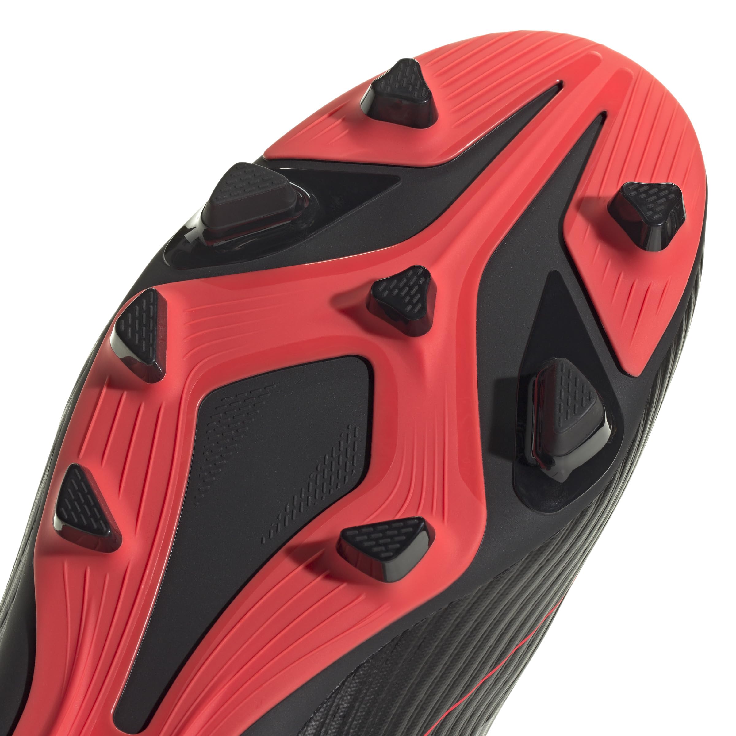 adidas Unisex Yetişkin F50 CLUB FG/MG Futbol Ayakkabısı (Sert Zemin) CBLACK/IRONMT/LUCRED 22 2/3