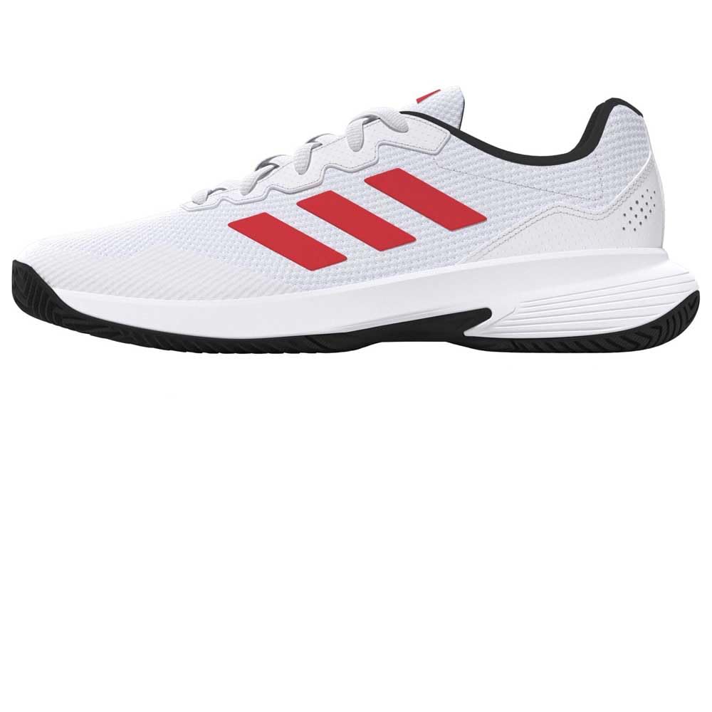 adidas Erkek GameCourt 2 M Ayakkabı - Düşük Taban (Futbol Dışı) FTWWHT/LUCRED/CBLACK 41 1/3
