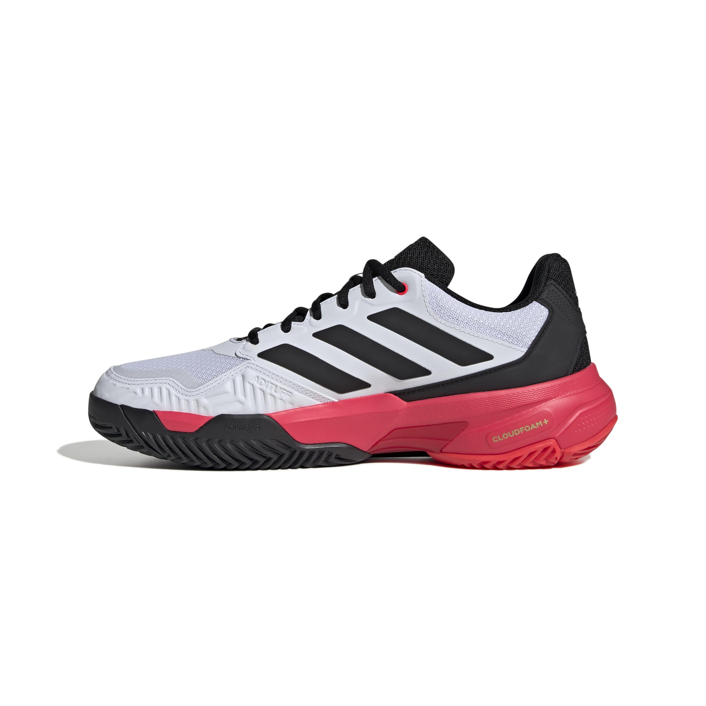 adidas Erkek CourtJam Control 3 M Ayakkabı - Düşük Taban (Futbol Dışı) FTWWHT/CBLACK/LUCRED 44 2/3