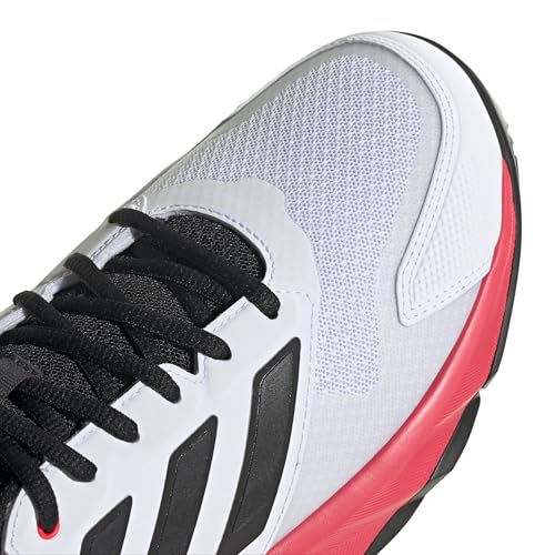 adidas Erkek CourtJam Control 3 M Ayakkabı - Düşük Taban (Futbol Dışı) FTWWHT/CBLACK/LUCRED 44 2/3