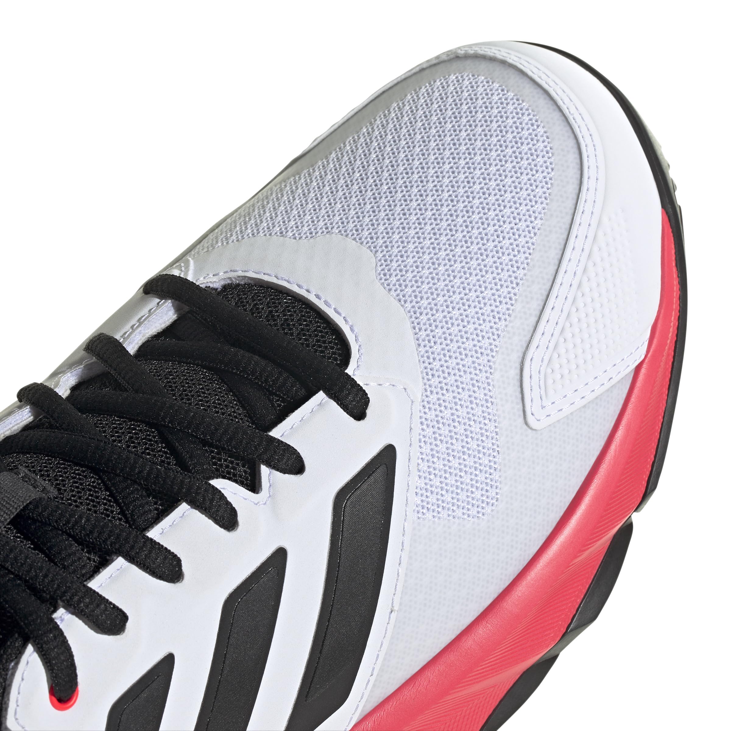adidas Erkek CourtJam Control 3 M Ayakkabı - Düşük Taban (Futbol Dışı) FTWWHT/CBLACK/LUCRED 44 2/3
