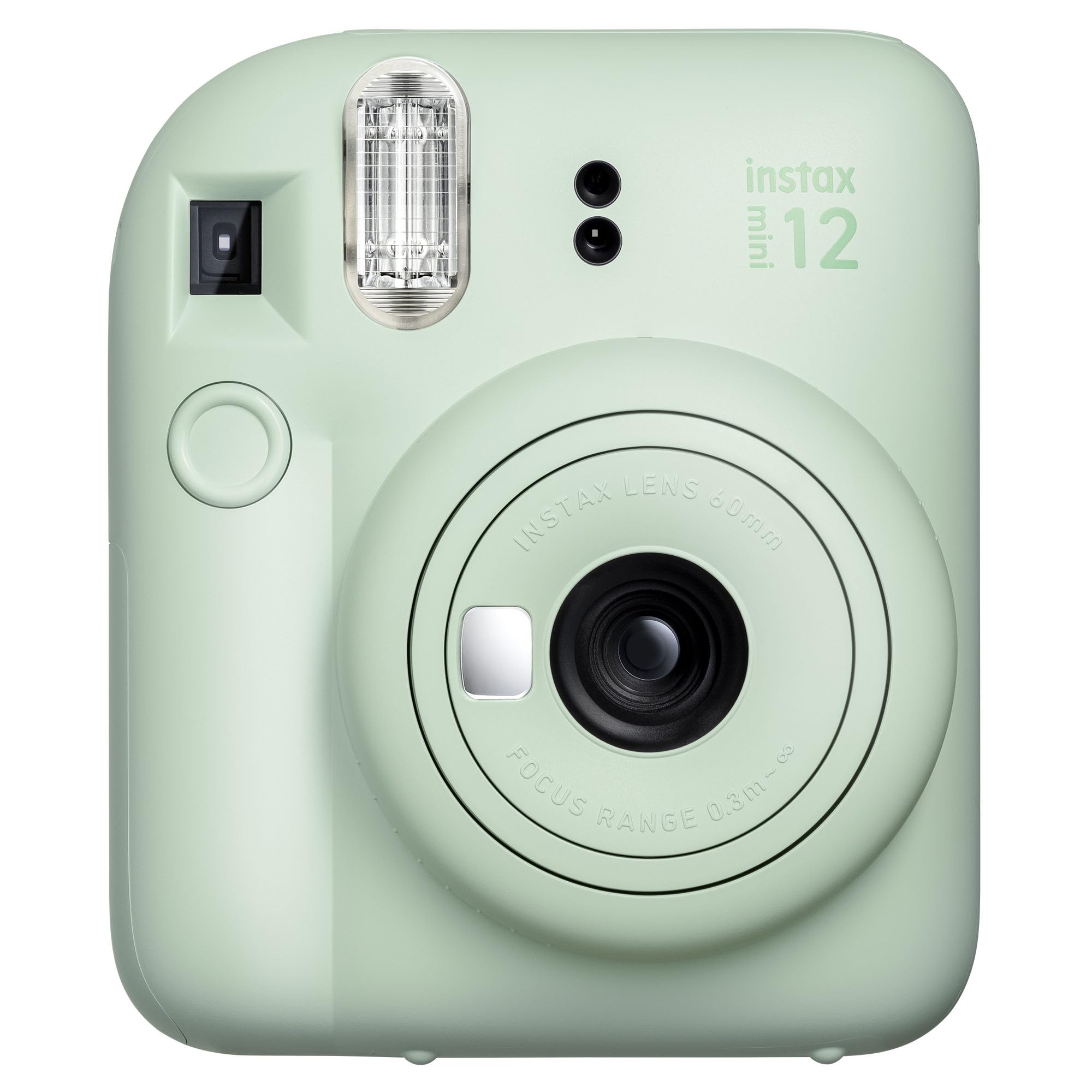 Instax mini 12 Fotoğraf Makinesi 10'lu Film Kare Albüm ve Deri Kılıf Bundle Box (Yeşil)