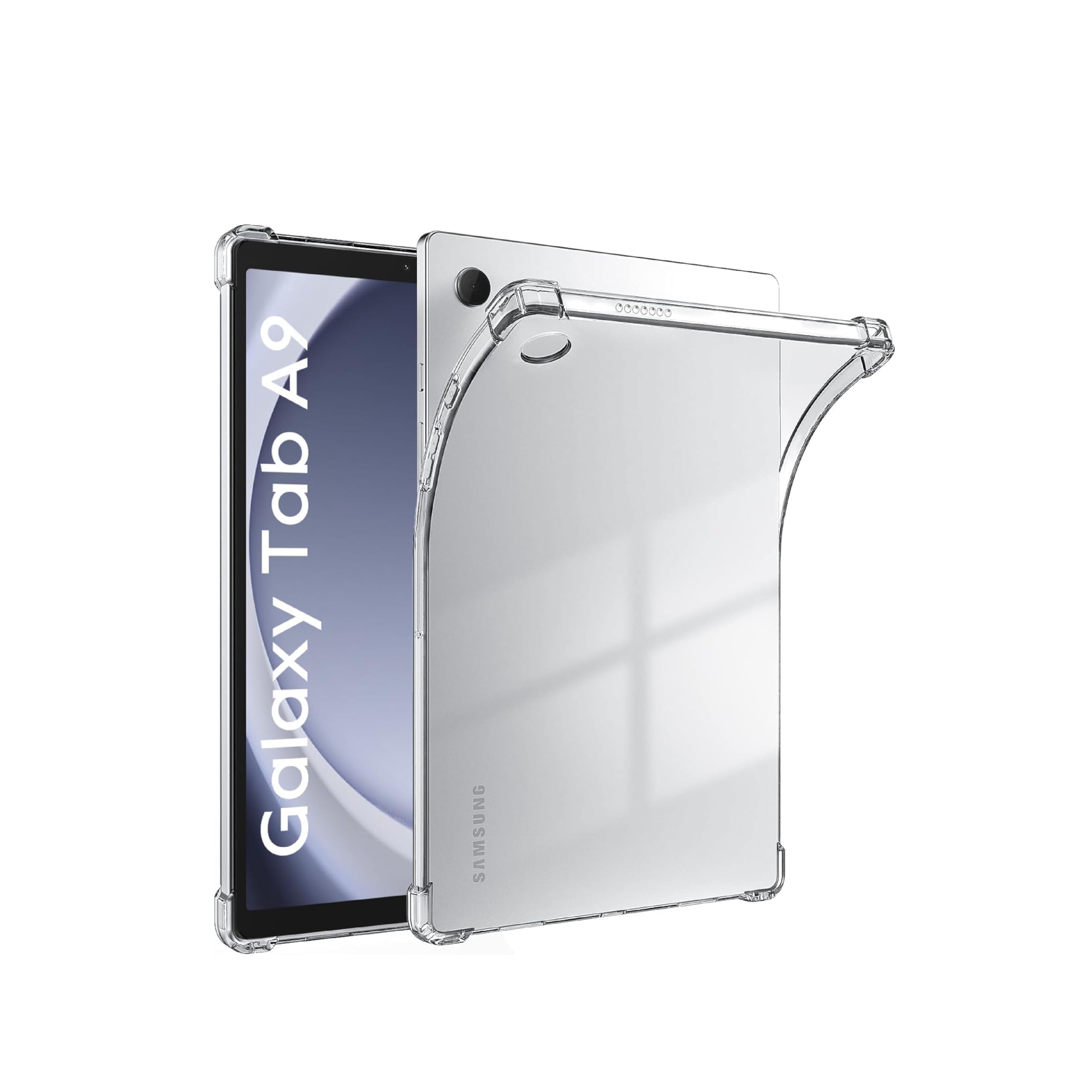 Babilden Samsung Galaxy Tab A9 Plus X210 / Galaxy Tab A11+ Tablet Kılıf Şeffaf Silikon Arka Kapak