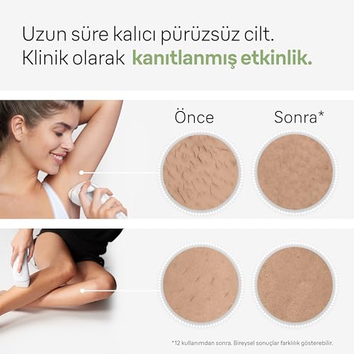 Braun IPL Silk·expert Pro 3, Evde Tüy Alma, Çanta, Venus Tıraş Makinesi, 2 Başlık ile, PL3132