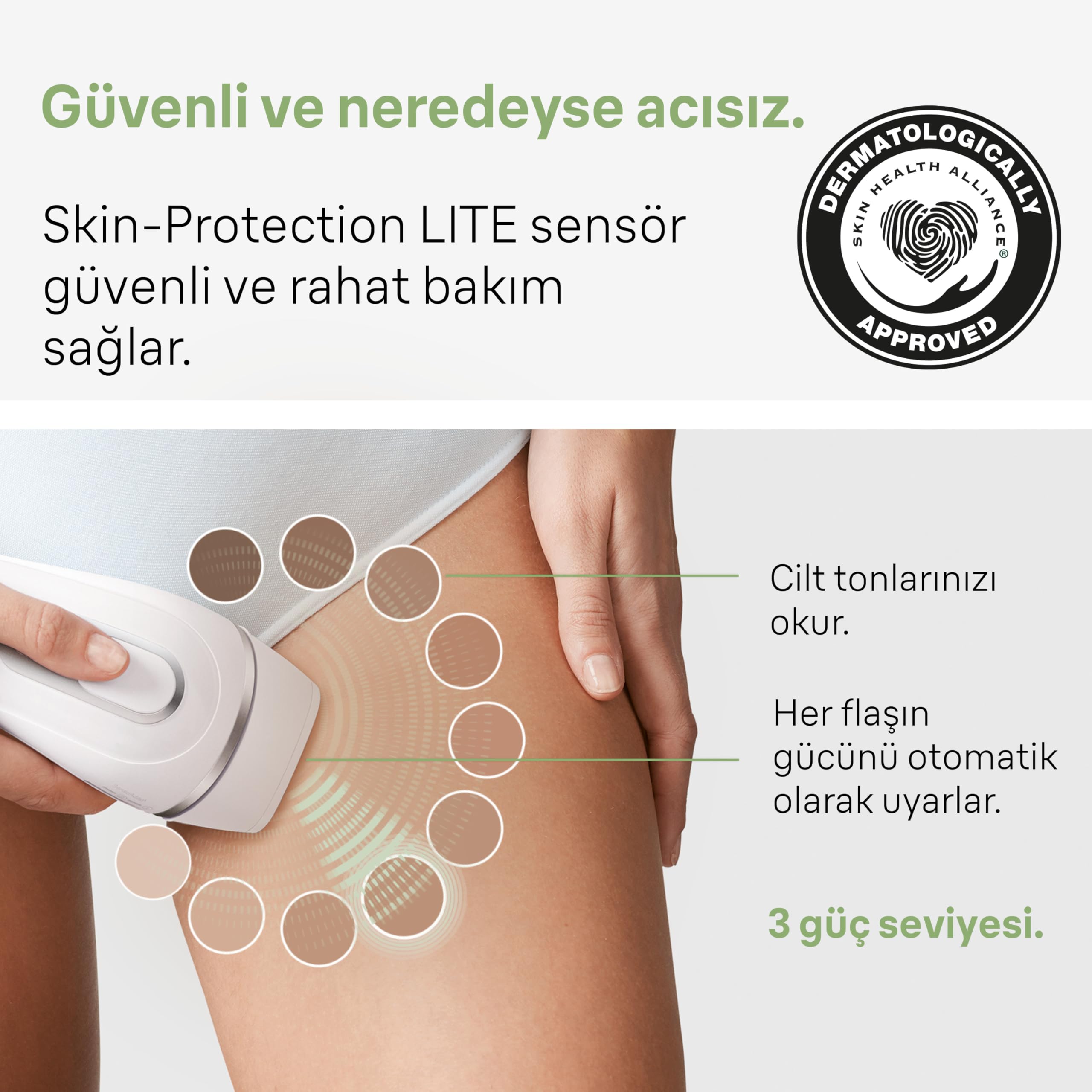 Braun IPL Silk·expert Pro 3, Evde Tüy Alma, Çanta, Venus Tıraş Makinesi, 2 Başlık ile, PL3132