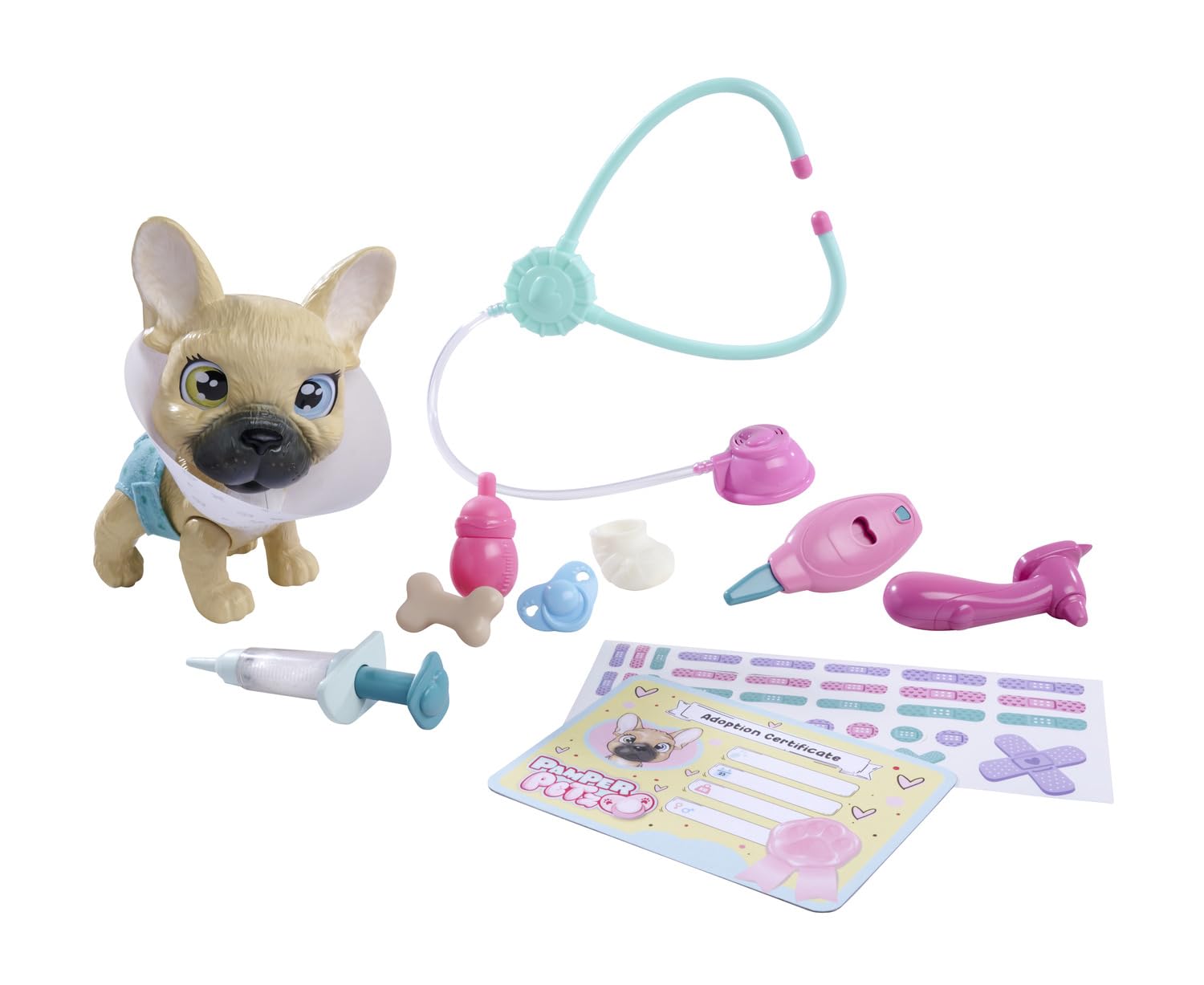 Simba, 105950056, Pamper Petz Doktorculuk Oyun Seti, Oyuncak Köpek Figürü, Rol Yapma, Aksesuarlı