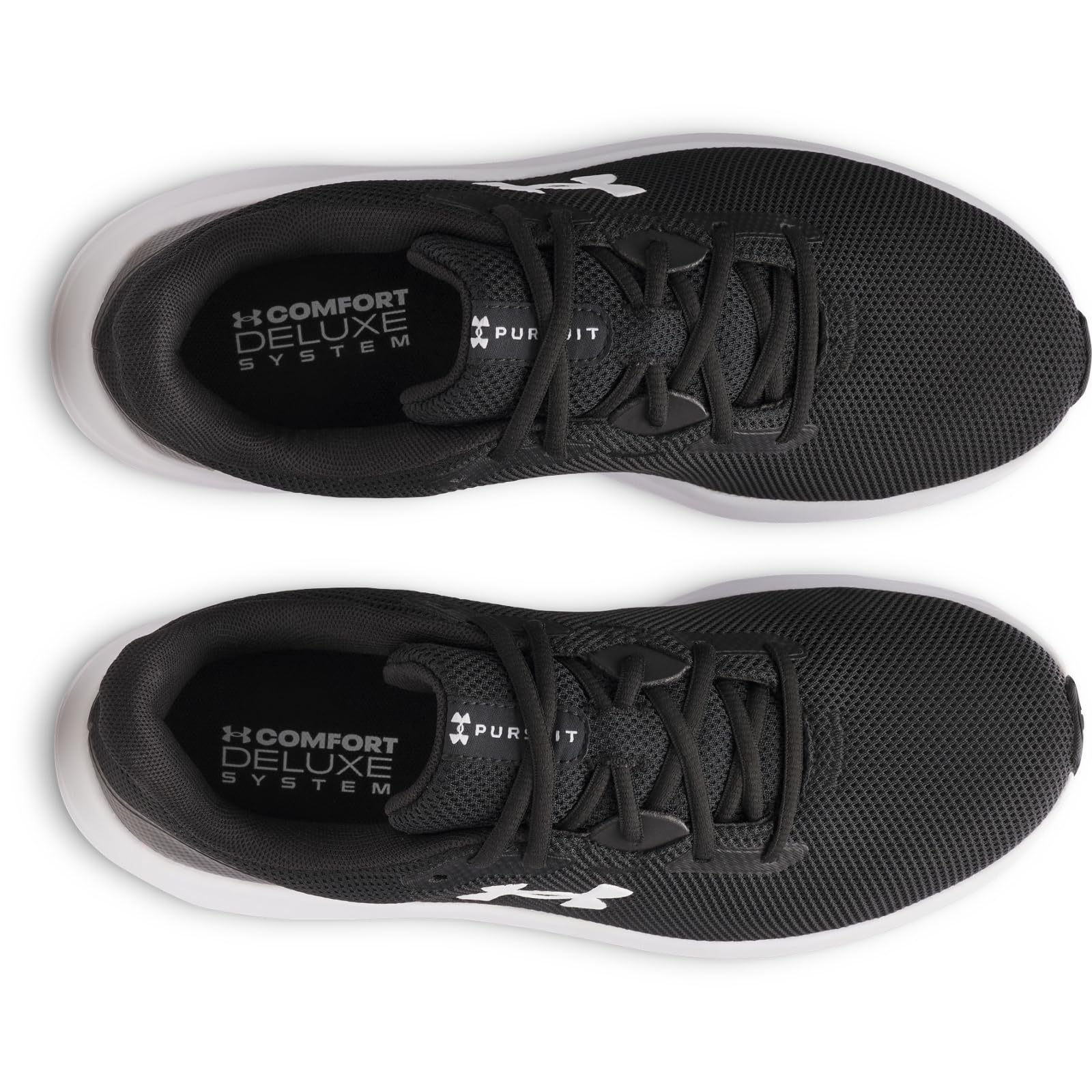 Under Armour UA Charged Pursuit 4 Erkek Koşu Ayakkabısı Black/Black/White 42.5