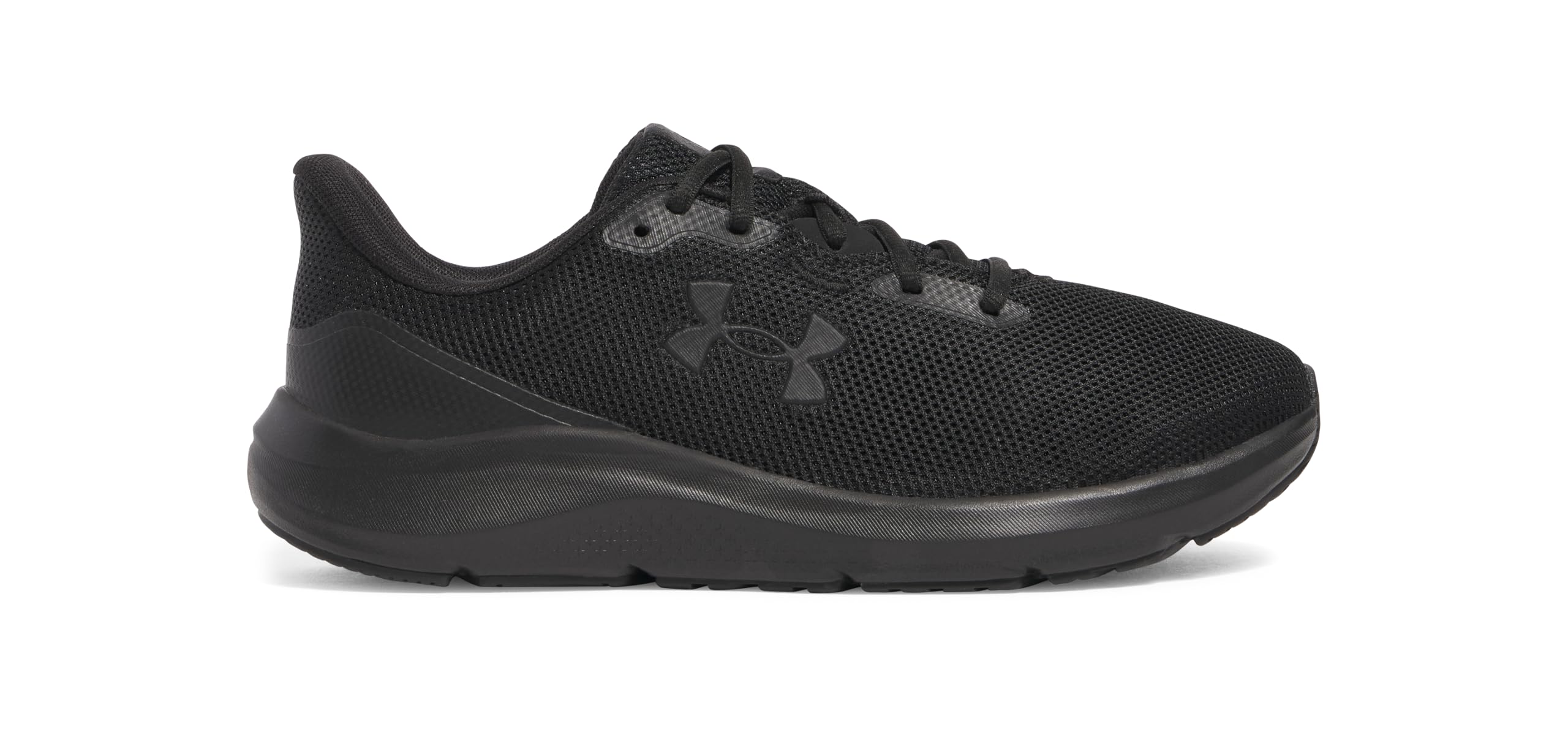 Under Armour Erkek UA Pursuit 4 Koşu Ayakkabıları erkek Sneakers, Siyah/Siyah/Siyah, 40.5 EU