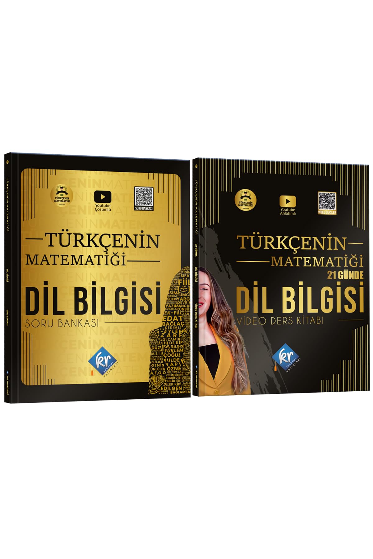 Gamze Hoca Türkçenin Matematiği Tüm Sınavlar İçin Dil Bilgisi Video Ders Kitabı & Soru Bankası Seti Kr Akademi