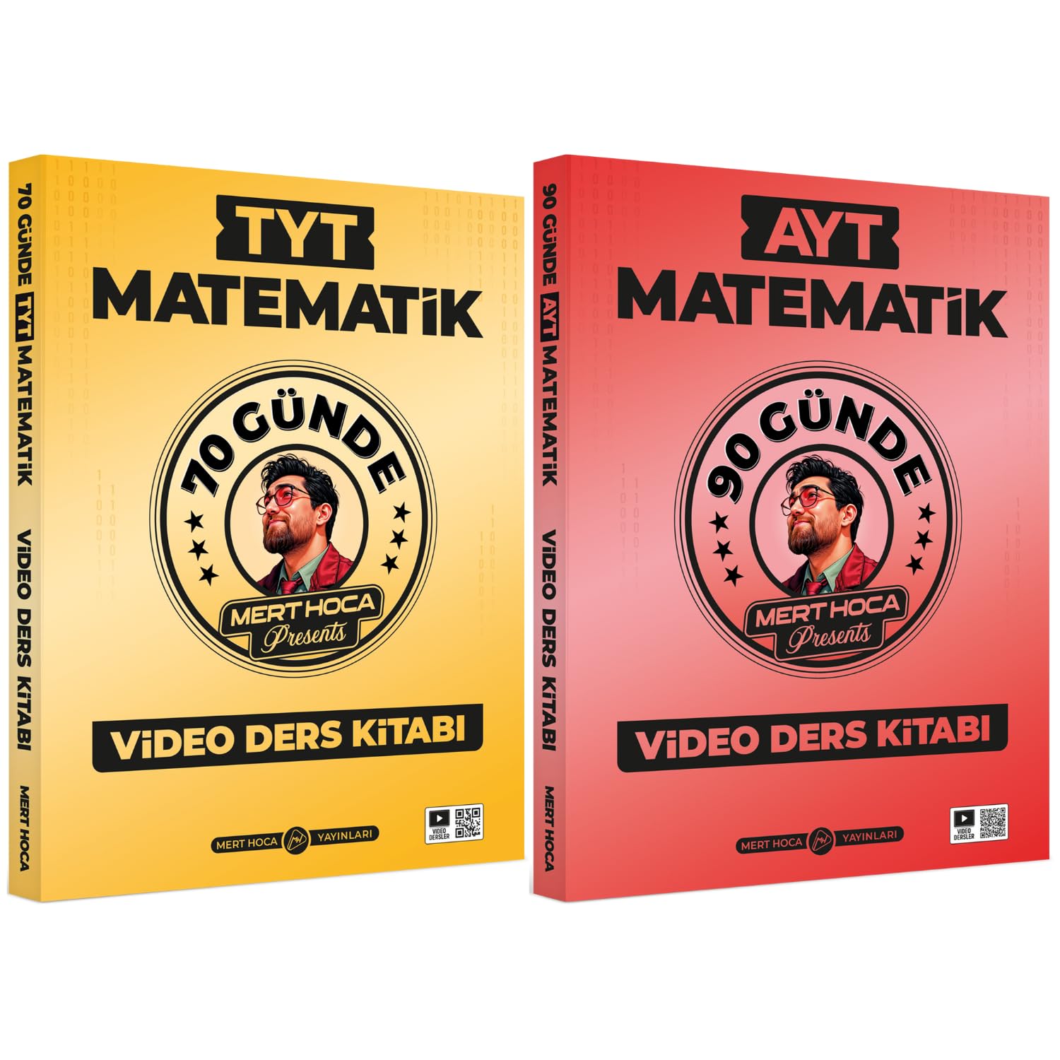 Mert Hoca 70 Günde TYT & 90 Günde AYT Matematik Video Ders Kitabı Seti Mert Hoca Yayınları