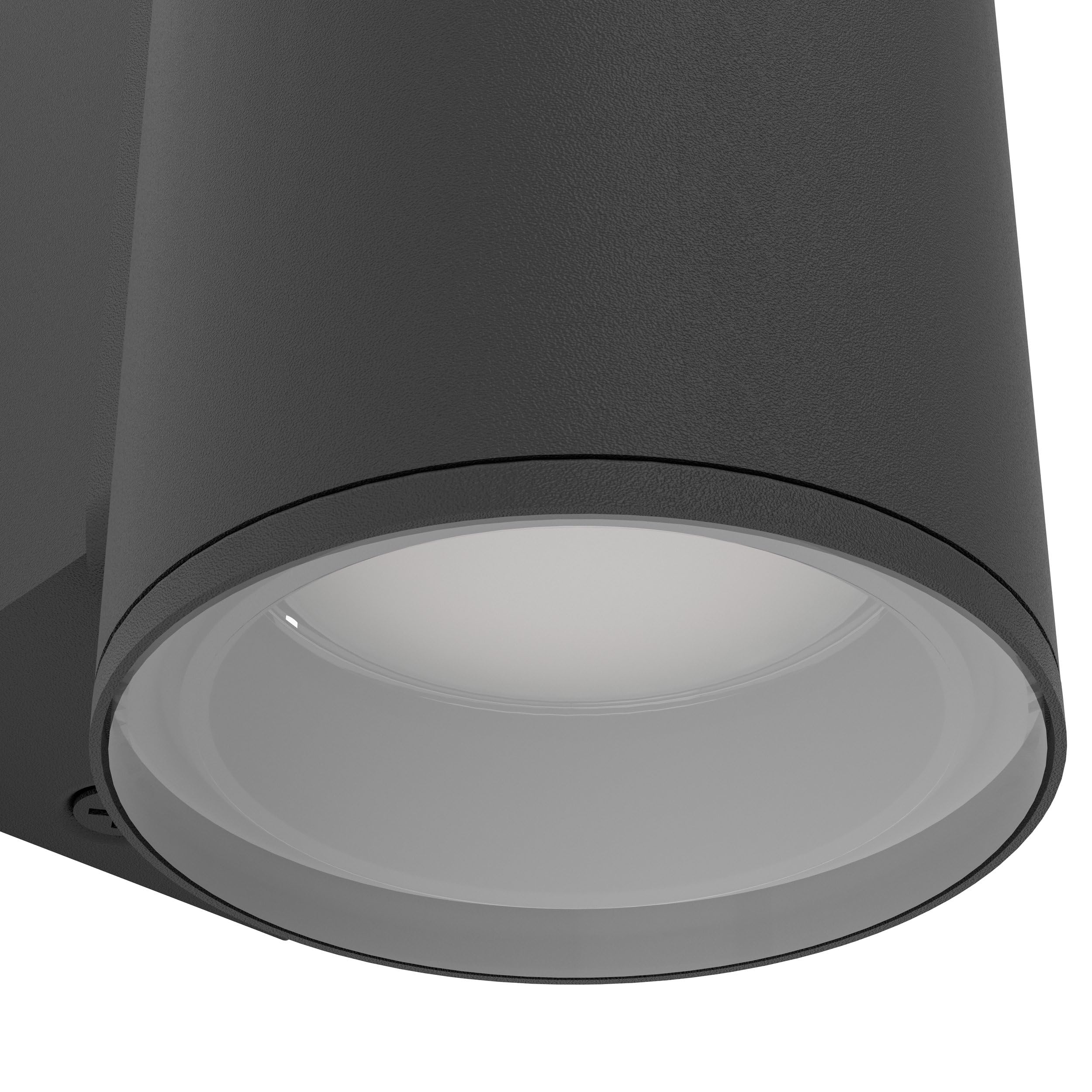 EGLO Izzalini LED Dış Mekan Lambası, Dış Mekan Aşağı Işıklı, Metal Duvar Dış Aydınlatması, Dış Mekan Lambası, GU10 Ampullü, IP54