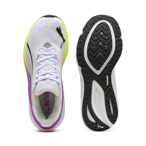 PUMA Kadın Electrify NITRO 4 Wns Spor Ayakkabı PUMA White-Yellow Alert-Pure Magenta 38 EU