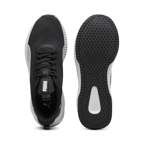 PUMA Unisex Yetişkin Flyer Lite 3 Spor Ayakkabı PUMA Black-PUMA White 42 EU
