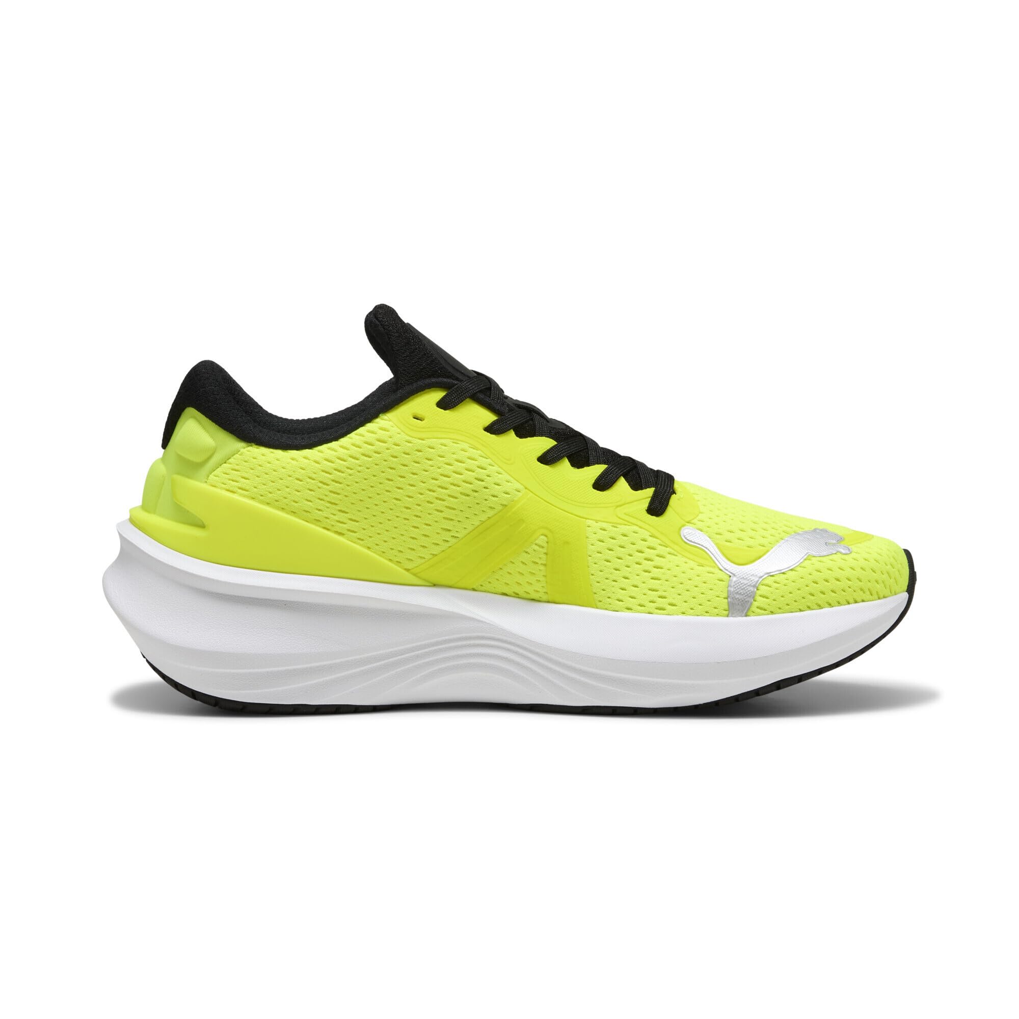 PUMA Scend Pro 2 Erkek/Unisex Koşu Ayakkabısı, Yellow Alert-PUMA Black, 43 EU