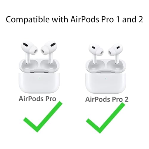 Moloppo AirPods Pro ile Uyumlu 3 Çift 1. 2nd Kulak Uçları Değiştirme, Küçük Orta Büyük 3 Boyutlu Yedek Silikon Kauçuk Kulaklık Uçları Kulaklıklar airpod aksesuarları AirPods Pro 2 ve 1