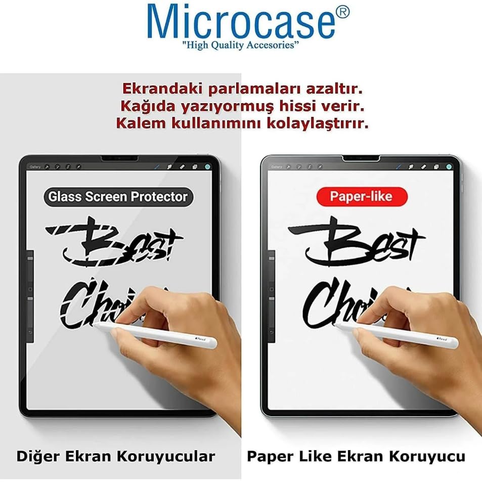 Microcase Lenovo Tab M11 11 inch Tablet Paper Like Pencil Destekli Kağıt Hissi Veren Mat Ekran Koruyucu - AL3289