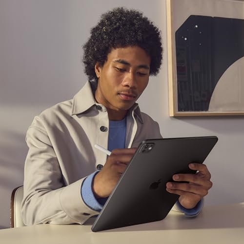 Apple iPad Pro 13 inç, M4 çip ile: Ultra Retina XDR Ekran, Nano-Texture Cam, 2 TB, 12 MP Ön/Arka Kamera, Wi-Fi 6E, Face ID, Tüm Gün Süren Pil Ömrü — Gümüş Rengi