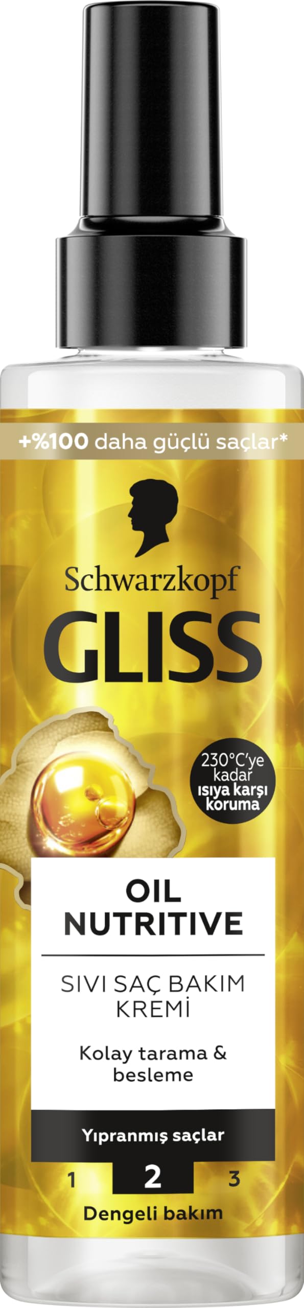 Gliss Oil Nutritive Sıvı Saç Bakım Kremi 200 ml