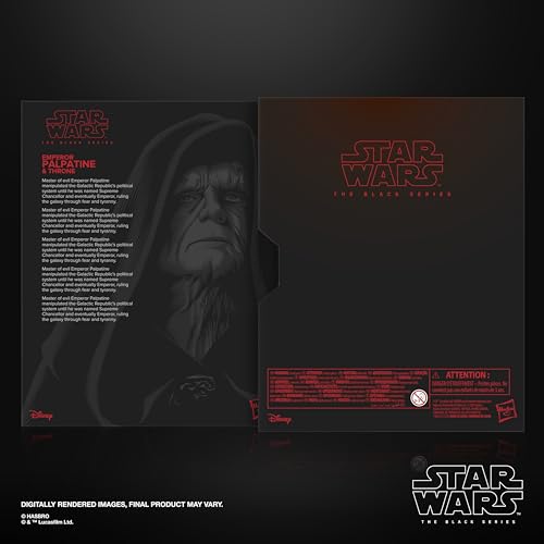 Hasbro Star Wars Black Series Emperor Palpatine & Throne Aksiyon Figür Seti, Star Wars: Return of the Jedi