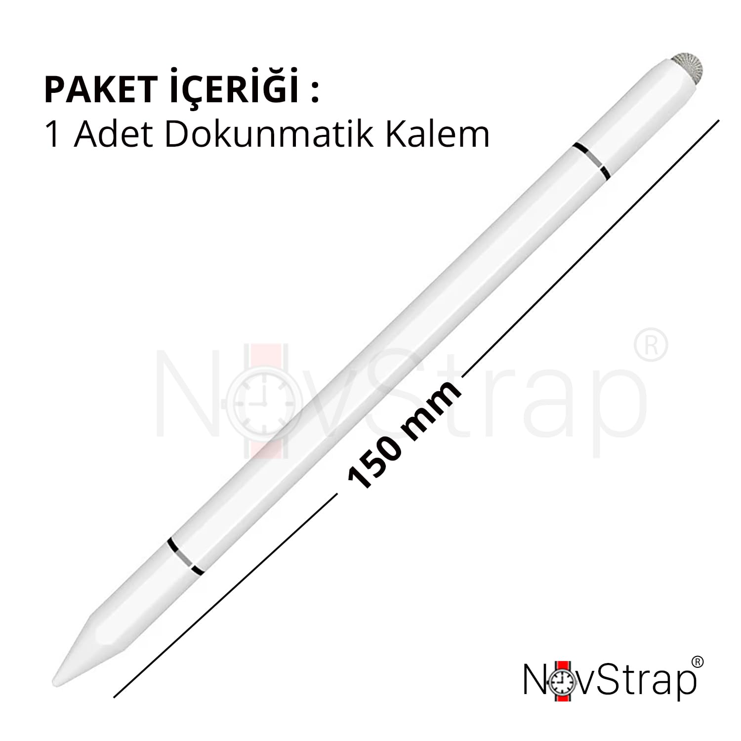 NovStrap Xiaomi Pad 6 Redmi Pad 5 6 Se Mi Pad 5 ile Uyumlu 3in1 Stylus Dokunmatik Tablet Kalemi