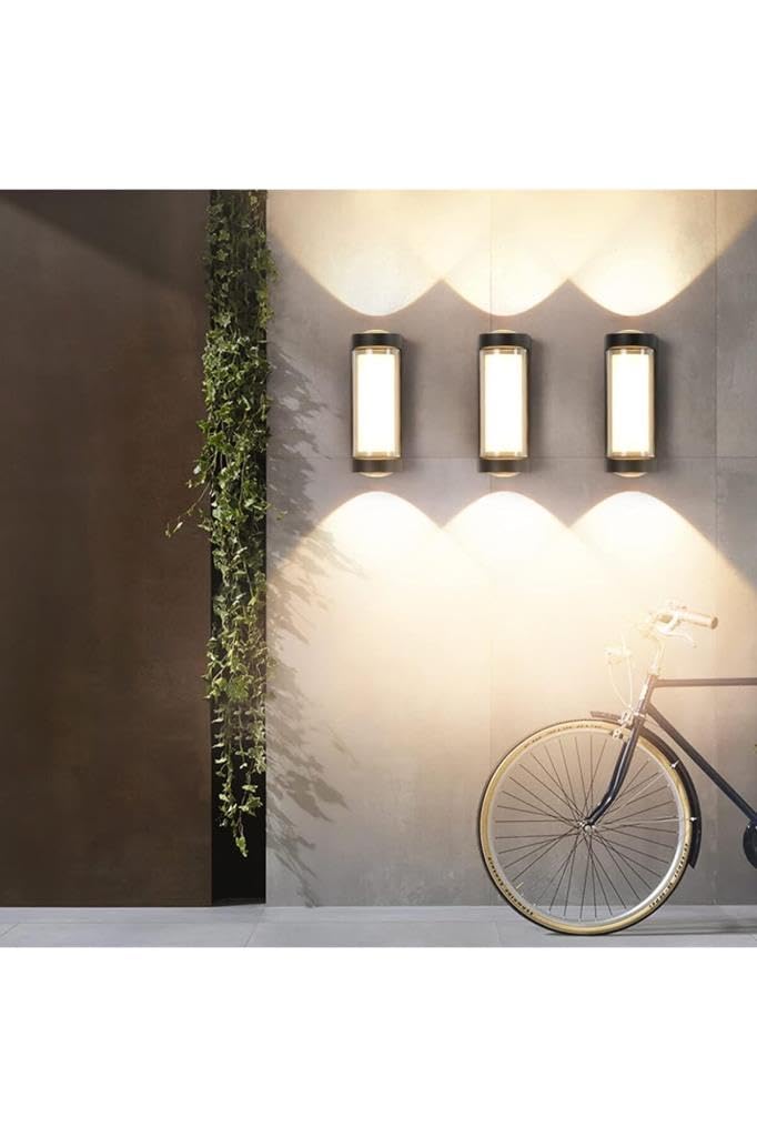 SeKaTech Dekoratif Su Geçirmez Üç Yönlü Led Aplik Cata Lara 9w 3200k Gün Işığı Led Aydınlatma