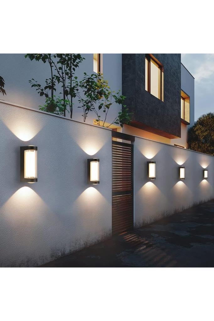 SeKaTech Dekoratif Su Geçirmez Üç Yönlü Led Aplik Cata Lara 9w 3200k Gün Işığı Led Aydınlatma