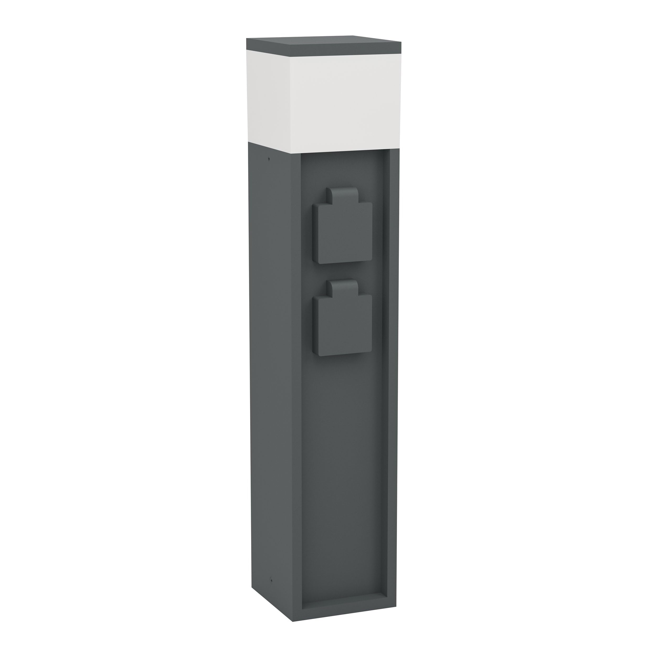 901032 Dış Mekan "park 5" Antrasit Alüminyum Bahçe Topraklı Priz Aydınlatma 16a Max:3520w E27 M
