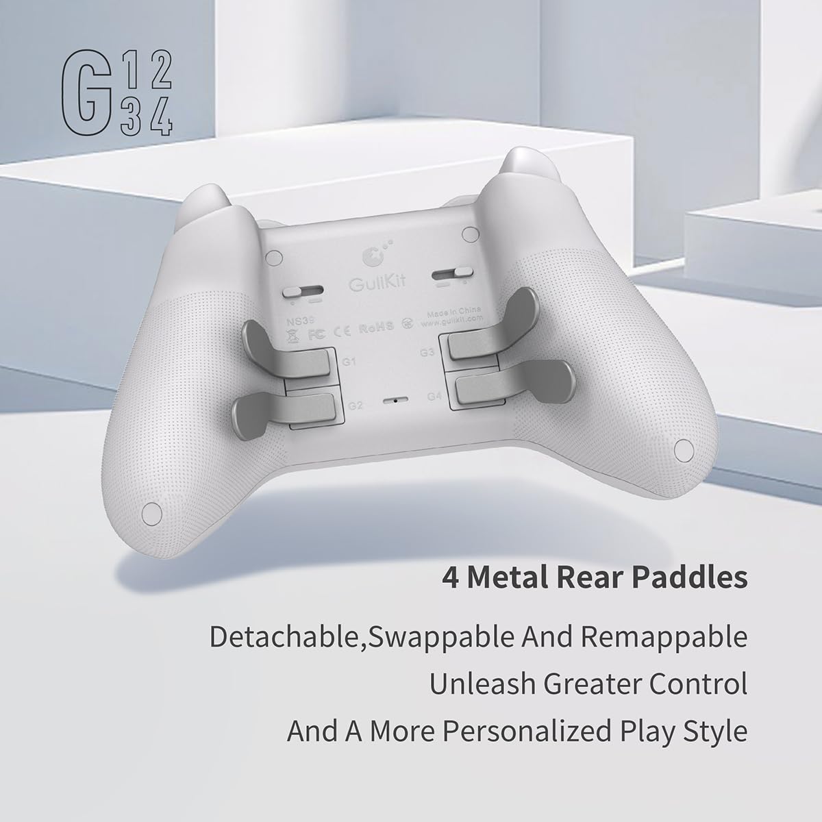 GuliKit KK3 Max Game Controller Hall Effect Joysticks Analog & Digital Triggers Wireless Pro 1000HZ