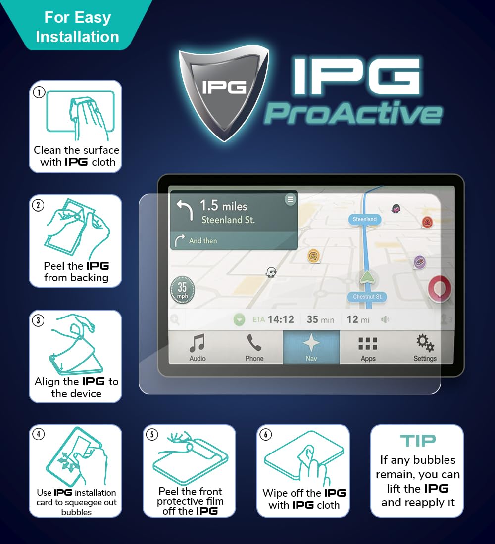 IPG ProActive for VOLKSWAGEN 2023-2025Touareg 12.3" Gösterge Paneli + 15" Navigasyon Ekranı 9H Sertlik Ekran Koruyucu Nano Seramik Film Ultra Duyarlı Touareg için Yüksek Netlik