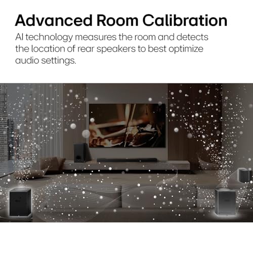LG S95TR 9.1.5 ch. Kablosuz Dolby Atmoslu Soundbar, Arka Surround Hoparlörler Dahil, Üçlü Yukarı Ate